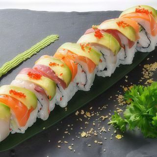 Arcobaleno uramaki - 8 pezzi
