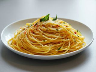 Spaghetti, aglio, olio e peperoncino