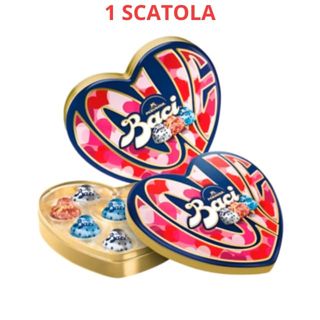 1 scatola a cuore di Latta Baci Perugina