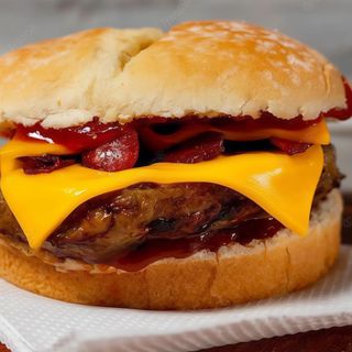 Panino con hamburger