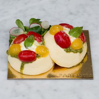 Panfuwa Stracciatella e pomodorini