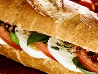 Panino, caprese