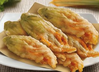 Fiori di zucca e alici