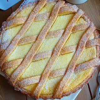 TORTA CROSTATA DI NUTELLA BIANCA DA 850/1000G