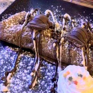 Crêpe con Kinder Bueno