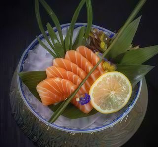 61 Sashimi salmone 12 pezzi