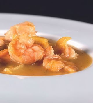 190 Gamberi curry al latte di cocco