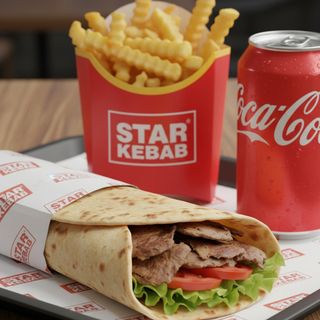 Combo piadina kebab