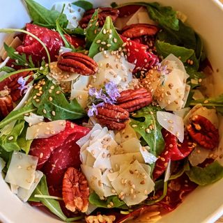 KETO Bresaola di Angus, scaglie di Parmigianoe noci