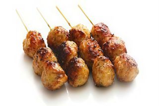 Spiedini di polpettine di pollo