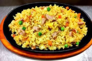 Riso al curry con vitello