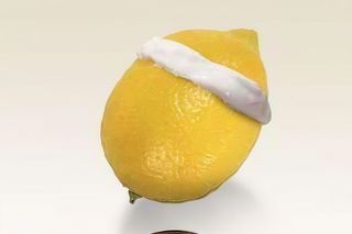 Limone ripieno di gelato