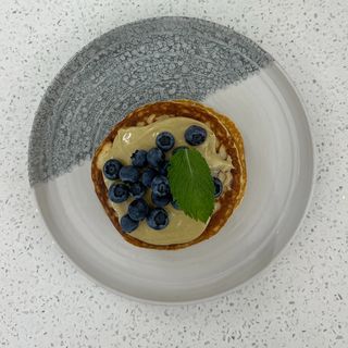 Pancake con crema al Pistacchio