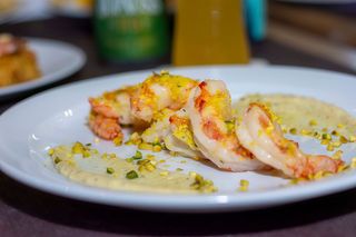 Gamberoni al pistacchio