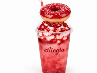 Milkshake Ciliegia + Donut