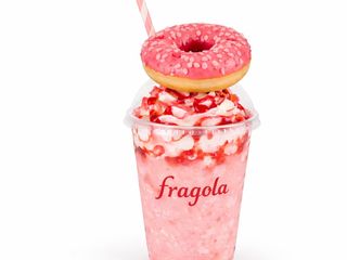 Milkshake fragola + donut