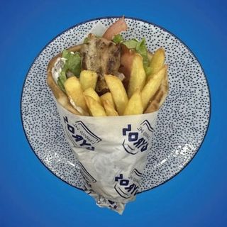 Pita souvlaki di agnello