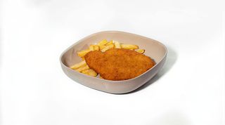 Cotoletta di filetto di pollo impanato