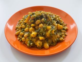 Zuppa di ceci e zucca 