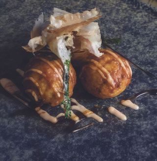 13 Polpette di polpo e patate fritte 3 pezzi