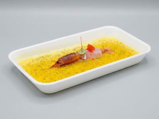 Carpaccio gambero rosso