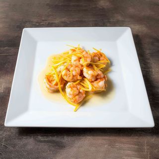 Gamberi al lime e limone