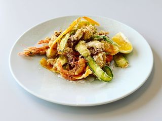 Fritto misto con verdure - piccolo