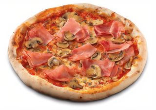 Cotto e funghi