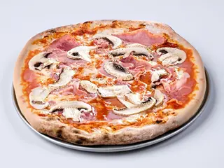 Cotto e funghi