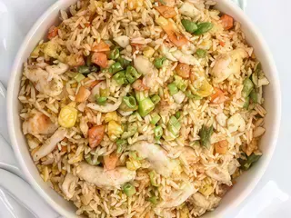 Egg chicken fried rice