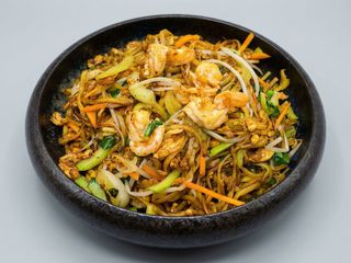 DRY RAMEN CON GAMBERI 