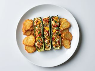 Verdure ripiene di verdure con Cecina fritta