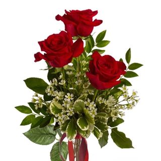 3 rose rosse