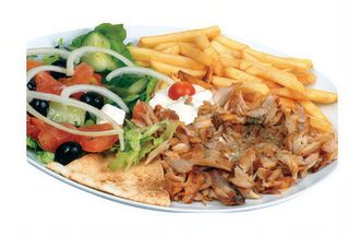 Piatto kebab solo carne