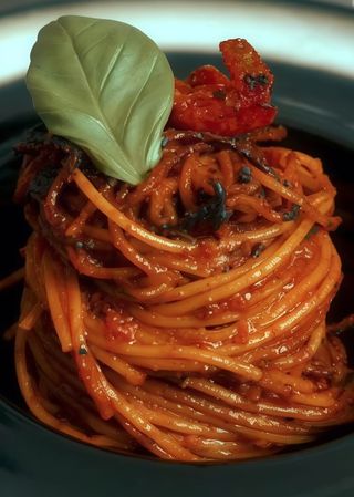 Spaghetti all'assassina con polpo