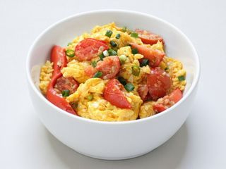 Pomodori fritti con uova