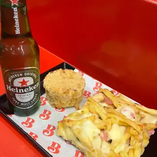Wustel , frittatina , birra heineken