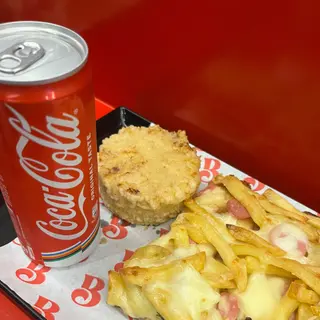 Trancio wustel, frittatina , coca cola