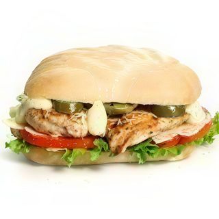 Panino mega chicken parmigiano singolo