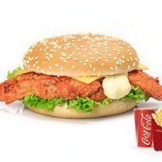 Panino tikka burger menù