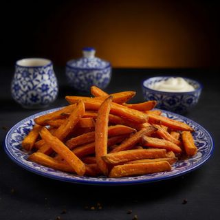 Patatine dolci fritte