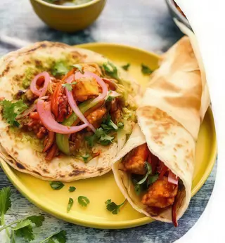 Vegetable Spring Kati Roll