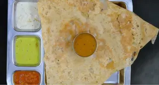 Dry Fruit Rava Masala Dosa (V)