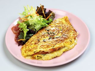 Omelette al prosciutto 
