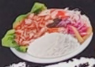 Piatto riso menù