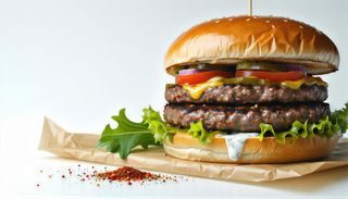 Maxi burger di cinghiale