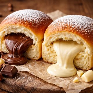 Bun ripieno di Nutella