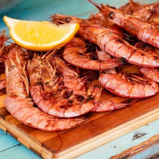 Gamberi alla griglia