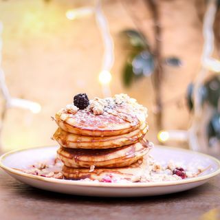 Pancake Caramello e frutta secca