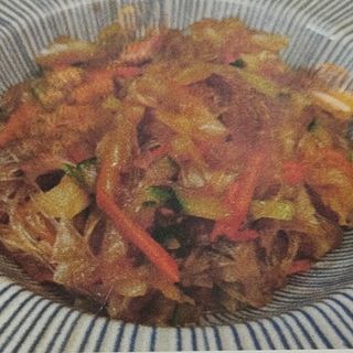 spaghetti di soia con verdure 